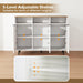 Sideboard Cabinet, 47" Kitchen Buffet Cabinet W/Storage Compartment