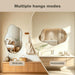 Irregular Cloud Pebble Wall Mirror 19.7X33.5 Inch Asymmetrical Frameless Aesthetic Decor Mirror Luxury Vanity Mirror for Living Room Bedroom Bathroom Entryway Passageway (Cloud)