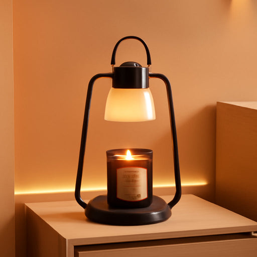Candle Warmer Lamp with Timer and Dimmer for Jar Candles - Electric Wax Melt Warmer, Vintage Black Decor Lamp, Perfect Housewarming & Birthday Gift for Women, Mom | Upgraded