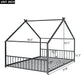 Montessori Oversized Floor Bed With Roof Playhouse