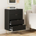 FourDrawer Dresser With IndustrialGrade Metal Legs Black
