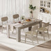 Farmhouse Dining Table, Rustic Rectangle Kitchen Dining Table