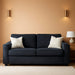 Queen Sleeper Sofa Dark Gray Upholstered ChenilleWeave