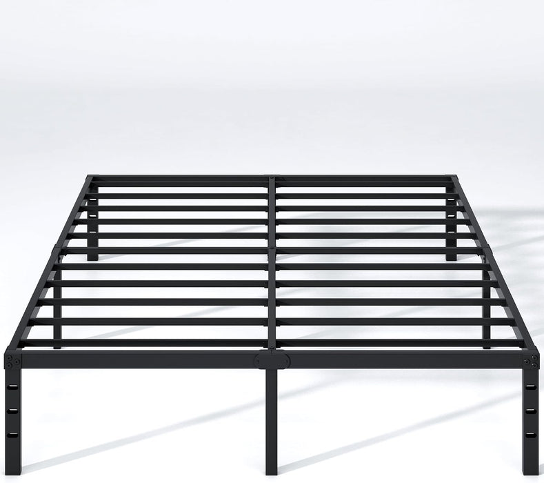 Metal Bed Frame,Queen Size Bed Frame with Storage Space,18 Inch