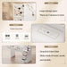 White Makeup Vanity With Integrated Charging Station