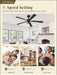 Farmhouse Rustic Ceiling Fan Featuring Remote Lighting