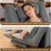 450Lbs Linen Oversized Power Recliner with Electric Headrest