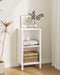 White Industrial Strength Bookshelf With Open Shelves