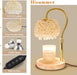 Candle Warmer Lamp with Timer, Dimmable Candle Lamp Warmer with 312 K9 Crystals Adjustable Height Electric Candle Warmer for Women Gifts, Wax Warmer Lamp with 2 Bulbs for Jar Candles