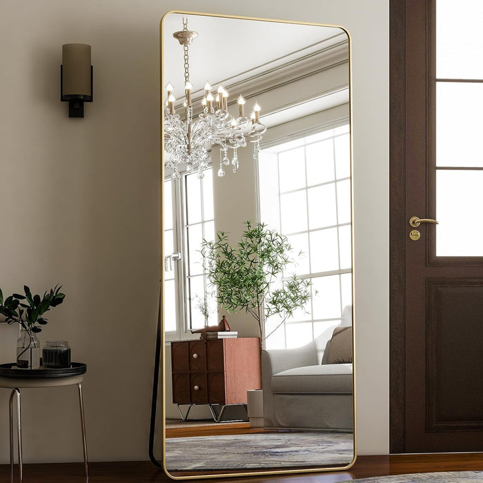 71"X32" Full Length Mirror, Large Floor Mirror with Stand