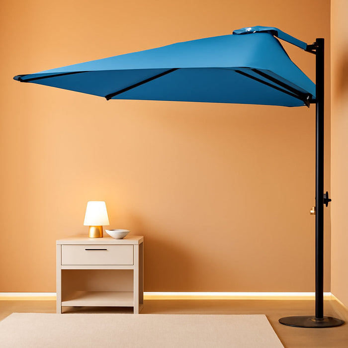 Nine Foot Turquoise Patio Umbrella Fade Resistant UV