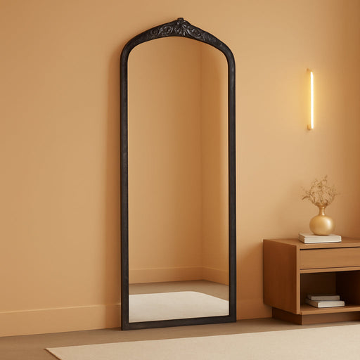 Bronze Full Length Mirror: 21''X56'' Traditional Ornate Vintage Floor Long Body Mirror - Baroque Antique for Wall/Dressing Room/Bedroom/Entryway/Hallway - Home Decor for Living Room