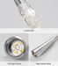 56-Lights 20 Feet Large Modern Chandelier LED Light Fixtures High Ceiling Long Light Chandelier for Entrance Foyer Dimmable Lights with Remote Living Room Ceiling Pendant Lighting Shine Silver