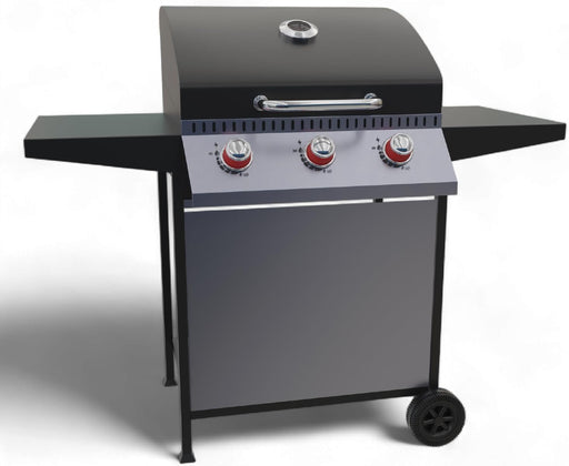 Gasone 3 Burner Gas Grill Stainless Steel– Outdoor Grill Cabinet Style with Wheels - High-Temperature Paint Coating Gas BBQ Grill – Elegant and Luxurious Design