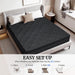 Queen Mattress 12 Inch, Firm Hybrid Memory Foam Mattress in a Box with Individual Pocket Springs, Pressure Relief, Motion Isolation, Fiberglass Free, Certipur-Us Certified 80"X 60"(Gray)
