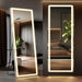 LED Rectangular Full Length Mirror, 71"L X 26"W Body Standing Mirror