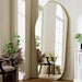 Full Length Dress Mirror - 76"X34" Floor Mirror, Gold
