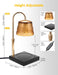 Candle Warming Lamp with Timer, Adjustable Height & Temperature, Electric Warmer for Large Jar Candles, Provided with 2X 50W Bulbs