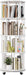 Four Tier Solid Wood Rotating IndustrialGrade Bookshelf