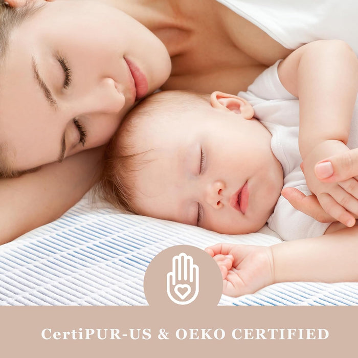 Firm Mattress Topper Queen Size 3 Inch, Extra Firm Gel Memory Foam Bed Topper for Pain Relief, High-Density Cooling Pad, Skin-Friendly Non-Slip Cover, Certipur-Us Certified