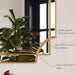 GoldenFoilFinish Ornate Handcrafted 24x48 Wall Mirror
