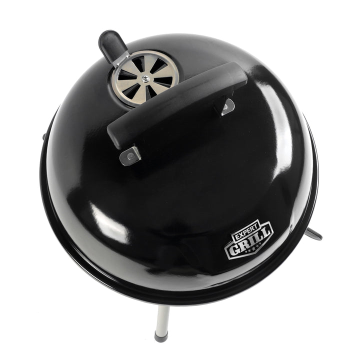 14.5'' Steel Portable Charcoal Grill, Black, New