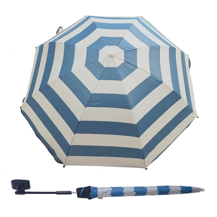 Striped Beach Chair Umbrella Portable Outdoor Sunshade Fixture Umbrella Beach Chair Sunscreen Umbrella