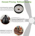 52Inch EnergySaving SolidWood Ceiling Fan Remote Lights