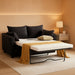65 Inch Transformable Sofa Bed MemoryFoam Mattress