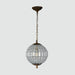 Antique Crystal Globe Chandelier 11.8 Bronze Finish