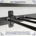 Full Over Full IndustrialGrade StainlessSteel Bunk Bed