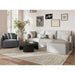 Drew Modular Sectional Sofa with Ottoman by Drew Barrymore, Porcini Taupe