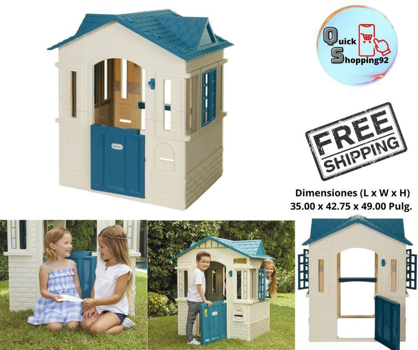 Playhouse for Kids Children'S with Door and Windows 2 Years Indoor and Outdoor