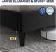 Queen Bed Frame with Storage Headboard & Smart Charging Station