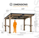 12x10 Outdoor Grill Gazebo With PremiumQuality Hardtop