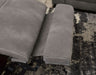 Next-Gen Durapella Power Reclining Sofa, USB, Extended Ottoman, Water Repellent Faux Leather, 80" W X 42" D X 42" H, Slate Gray