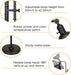 Industrial Floor Lamp, Aged Bronze Rustic Standing Lamp with 3 Color Temperatures, Adjustable Height & Head Farmhouse Reading Lamp for Living Room Bedroom Office