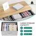 Dresser for Bedroom, Fabric 8 Drawers, Tall Dresser with Fabric Bins, Storage Tower Unit, Chest of Drawers for Living Room, Hallway, Closets