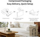 Azure 78.7in Corduroy Convertible Sleeper Sofa Bed