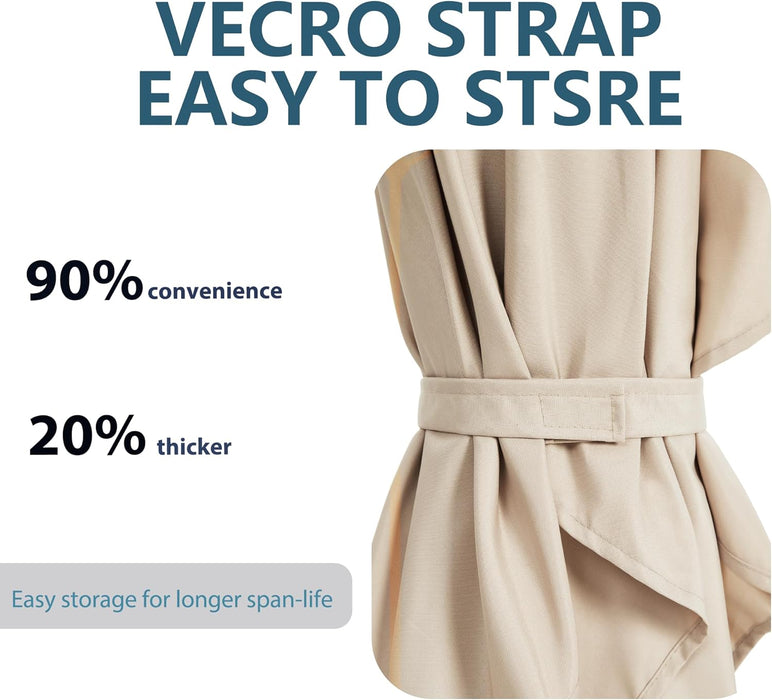 6.5X10Ft Rectangular Patio Umbrella with Push Button Tilt & Crank Lift for Garden,Uv Protection Outdoor Umbrella for Deck,Pool and Yard,Beige