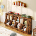 Kids Bookshelf, Bookcase Footboard, Toy Storage Cubby, 35.4" L Children'S Toy Shelf, Toy Storage Cabinet, Fit for Children'S Room, Playroom, Hallway, Kindergarten, Rustic Brown BF32CW01