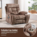 Large Power Recliner with Massage, Heat, and USB