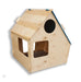 Lil HOUSE Montessori Wooden Playhouse, S Size; Garden House; Kids Party; Indoor Playhouse; Outdoor Playhouse; Play House; Toy House; Natural