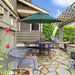 Patio Umbrella Outdoor Umbrella Patio Market Table Umbrella with Push Button Tilt and Crank for Garden, Lawn, Deck, Backyard & Pool