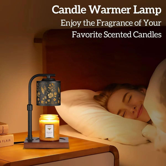 Candle Warmer Lamp with Adjustable Height Dimmable for New Home Decor Electric Candle Warmer for Jar Candles Birthday Gifts for Women Mom(Hummingbird)