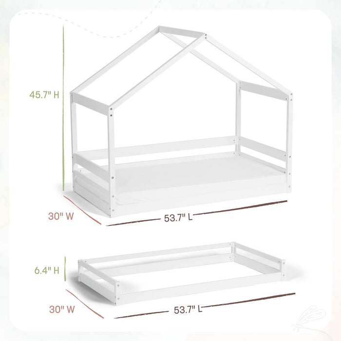 Trellis House Pictureperfect Toddler Bed True White