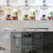 30" Chandelier Ceiling Fan with Light Crystal Modern Fandelier Reversible Ceiling Fan Dimmable Retractable Timer for Bedroom Dining Living Room Silver Chrome