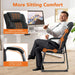Commercial Leather Reception Chair 500 Lb Capacity