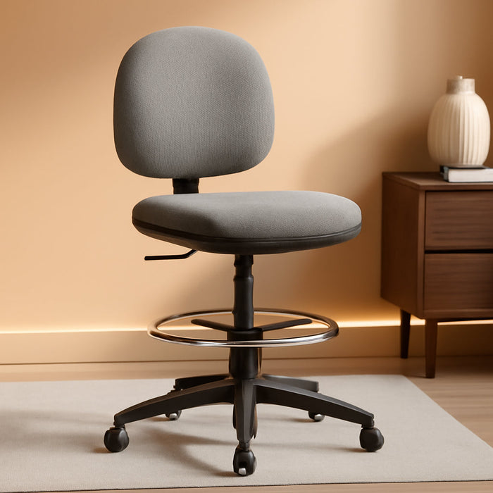 Pneumatic Adjustable Multi-Task Stool, Gray