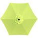 7.5Ft Patio Umbrella with Crank - Green